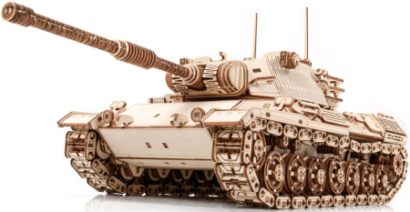 Puzzle 2&3D - Puzzle 3D, din lemn World of tanks, Leopard 1, 936 piese