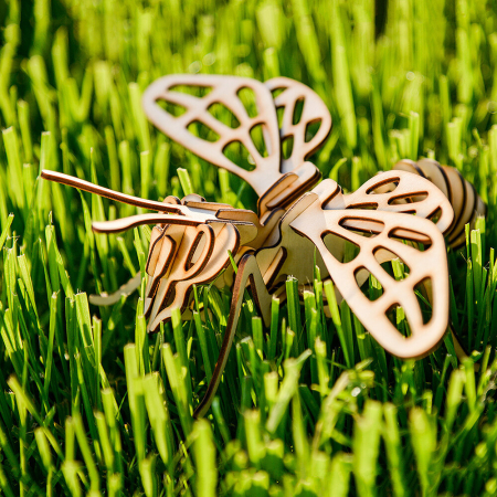 Puzzle 3D, din lemn, Albina, 30 piese [3]