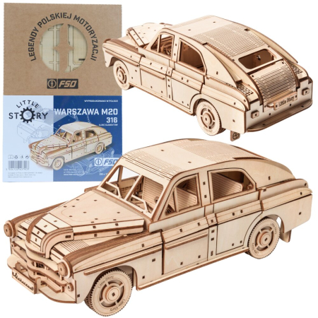 Puzzle 3D, din lemn, Warsawa, 316 piese [9]