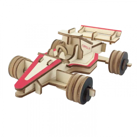 Puzzle 3D, din lemn, Formula 1, 52 piese