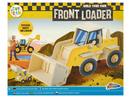 Puzzle 3D mini, din lemn, Incarcator frontal [0]