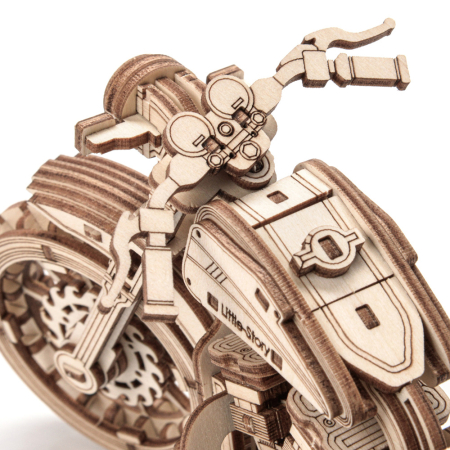 Puzzle 3D, din lemn, Motocicleta Speedtail, 157 piese [3]