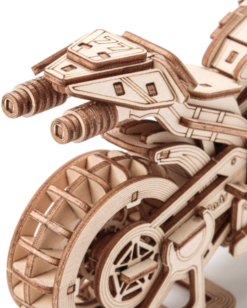 Puzzle 3D, din lemn, Motocicleta Grand Prix, 175 piese [4]