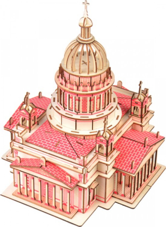 Puzzle 3D, din lemn, Catedrala Issa din Kiev, 238 piese [2]