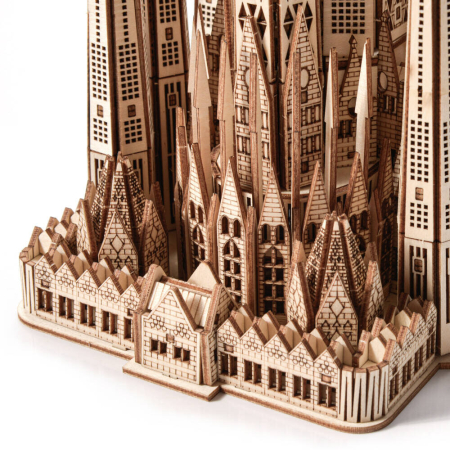 Puzzle 3D, din lemn, Sagrada Familia, 601 piese [7]