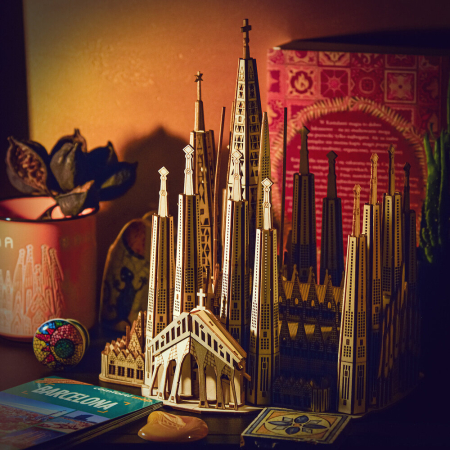Puzzle 3D, din lemn, Sagrada Familia, 601 piese [9]