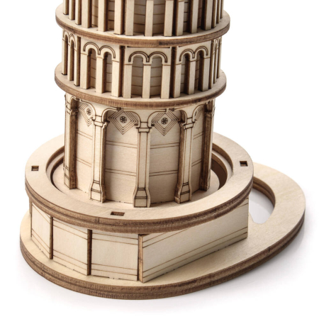 Puzzle 3D, din lemn, Turnul din Pisa, 183 piese [4]
