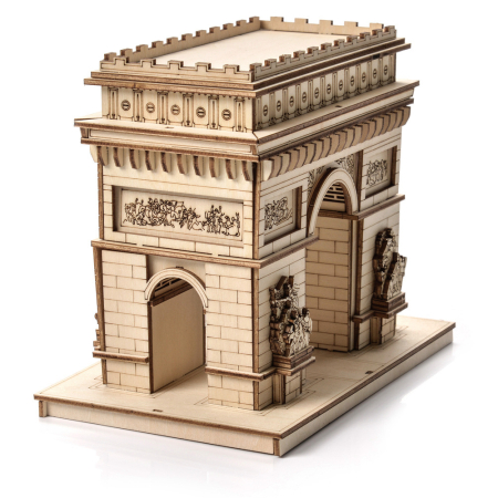 Puzzle 3D, din lemn, Arcul de triumf, 164 piese [1]