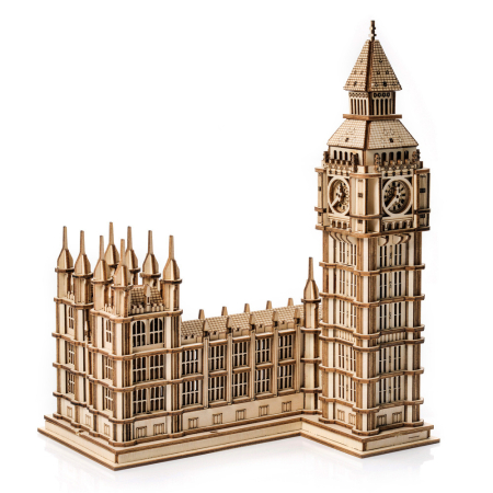 Puzzle 3D - Puzzle 3D, din lemn, Big Ben, 269 piese