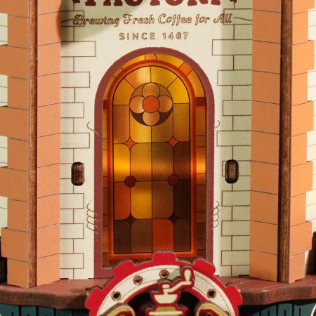 Puzzle 3D electric, cutiuta muzicala, Fabrica de cafea, 593 piese [10]