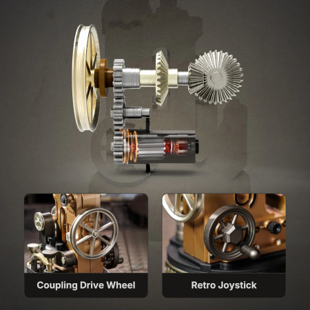 Puzzle 3D mecanic, din metal si plastic, Telegraf Morse, 60 piese [5]