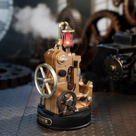 Puzzle 3D mecanic, din metal si plastic, Telegraf Morse, 60 piese [10]