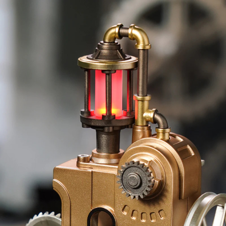 Puzzle 3D mecanic, din metal si plastic, Telegraf Morse, 60 piese [4]