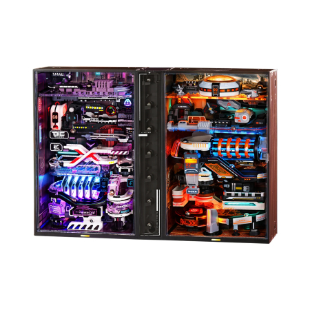 Puzzle 3D, electric, din plastic, Avanpost pe Marte, 194 piese [8]