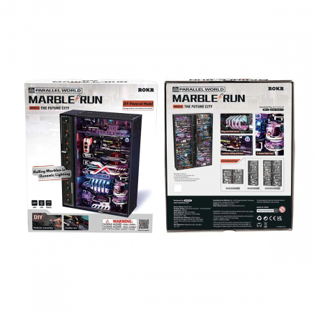 Puzzle 3D, electric, din plastic, Orasul viitorului, 140 piese [9]