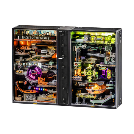 Puzzle 3D, electric, din plastic, Orasul alchimic, 247 piese [12]