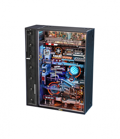 Puzzle mecanic 3D - Puzzle 3D, electric, din plastic, Ultimul oras, 130 piese