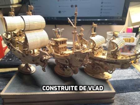 Puzzle 3D Japanese Diplomatic Ship, Lemn, 91 piese [10]
