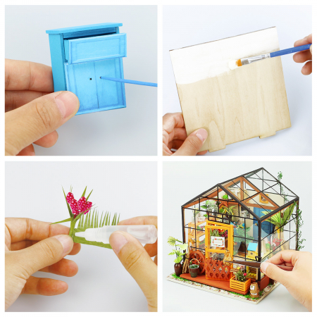 Book Nook, Casuta DIY, Sera lui Cathy, 231 piese [5]