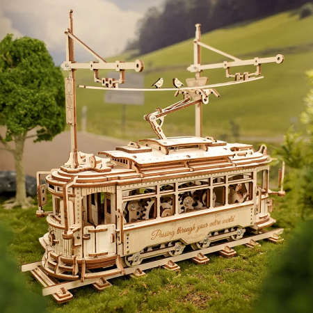 Puzzle 3D Locomotiva, Tramvai stradal [5]