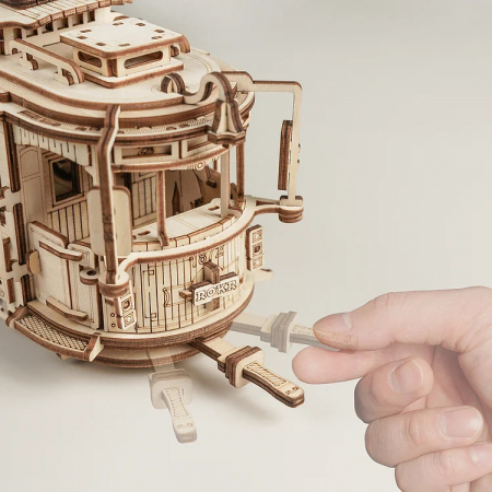 Puzzle 3D Locomotiva, Tramvai stradal [6]