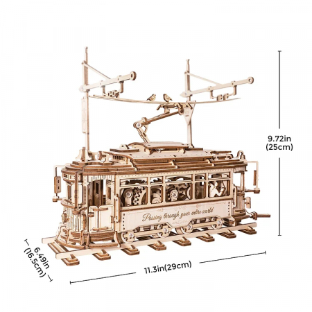 Puzzle 3D Locomotiva, Tramvai stradal [1]