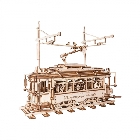 Puzzle mecanic 3D - Puzzle 3D Locomotiva, Tramvai stradal