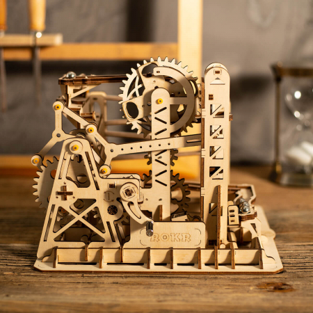 Puzzle 3D Marble Explorer, Lemn, 219 piese [1]