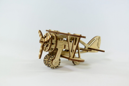 Puzzle 3D Mecanic, Avion usor, 63 piese [2]