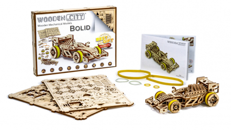 Puzzle 3D Mecanic, Bolid, 108 piese [6]