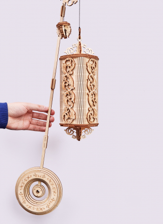 Puzzle 3D Mecanic, Ceas cu pendul, 251 piese [1]