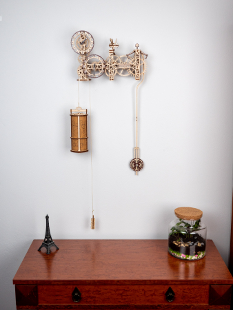 Puzzle 3D Mecanic, Ceas de perete Steampunk, 269 piese [5]