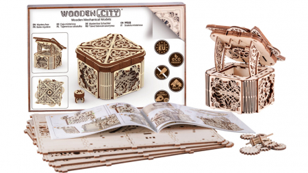 Puzzle 3D Mecanic, Cutia cu mistere, 176 piese [7]