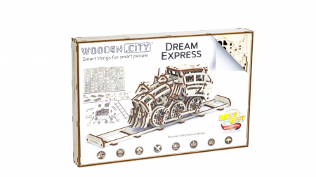 Puzzle 3D Mecanic, Trenul cu vise, 204 piese [8]