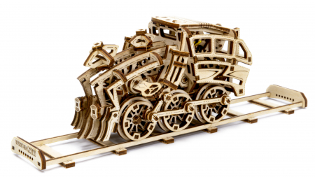 Puzzle mecanic 3D - Puzzle 3D Mecanic, Trenul cu vise, 204 piese