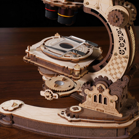 Puzzle 3D Mecanic, cutiuta muzicala, Microscop, 260 piese [7]