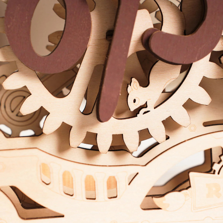 Puzzle 3D, mecanic, din lemn, Open/Closed, 52 piese [7]