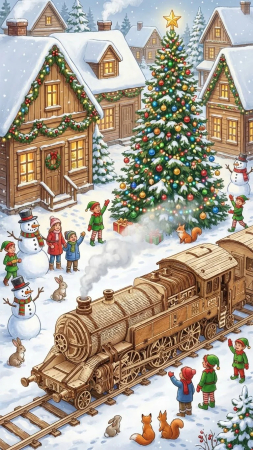 Puzzle 3D, mecanic, din lemn, Marele calator 246, 410 piese [8]