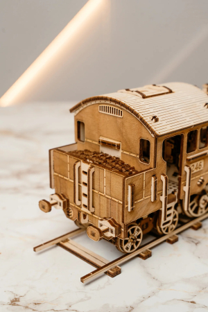 Puzzle 3D, mecanic, din lemn, Marele calator 246, 410 piese [5]