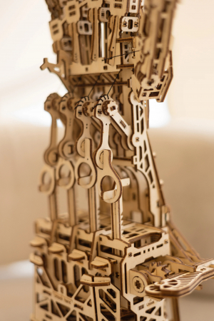 Puzzle 3D mecanic, din lemn, Mana cibernetica, 596 piese [8]
