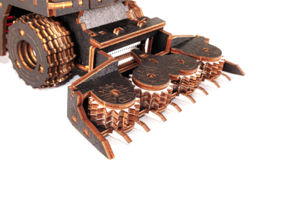 Puzzle 3D, mecanic, din lemn, Seceratoare, 181 piese [9]