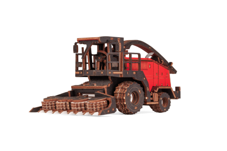 Puzzle 3D, mecanic, din lemn, Seceratoare, 181 piese [2]