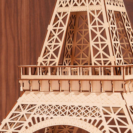 Puzzle 3D, din lemn, Turnul Eiffel Plus, 191 piese [5]