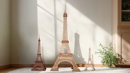Puzzle 3D, din lemn, Turnul Eiffel Plus, 191 piese [2]