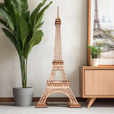 Puzzle 3D, din lemn, Turnul Eiffel Plus, 191 piese [8]