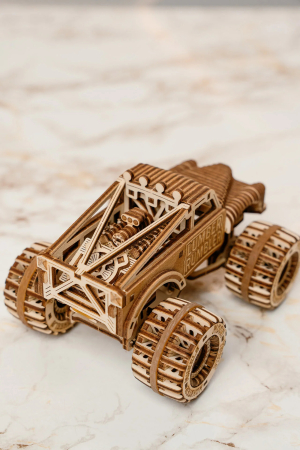 Puzzle 3D, mecanic, din lemn, Lumber Rumbler, 280 piese [6]