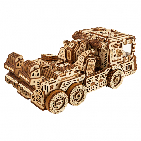Puzzle 3D, mecanic, din lemn, Transformer, 1212 piese [1]
