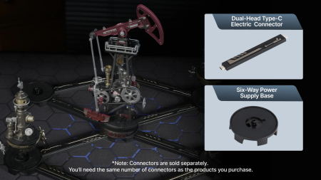 Puzzle 3D mecanic, din metal si plastic, Far pentru nave, 60 piese [14]