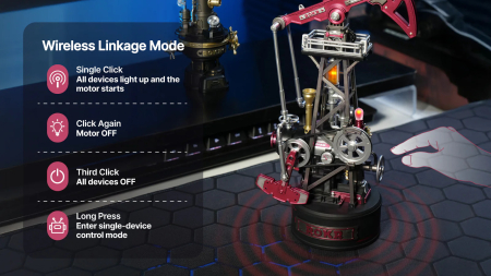 Puzzle 3D mecanic, din metal si plastic, Far pentru nave, 60 piese [13]