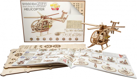 Puzzle 3D Mecanic, Elicopter, 194 piese [6]